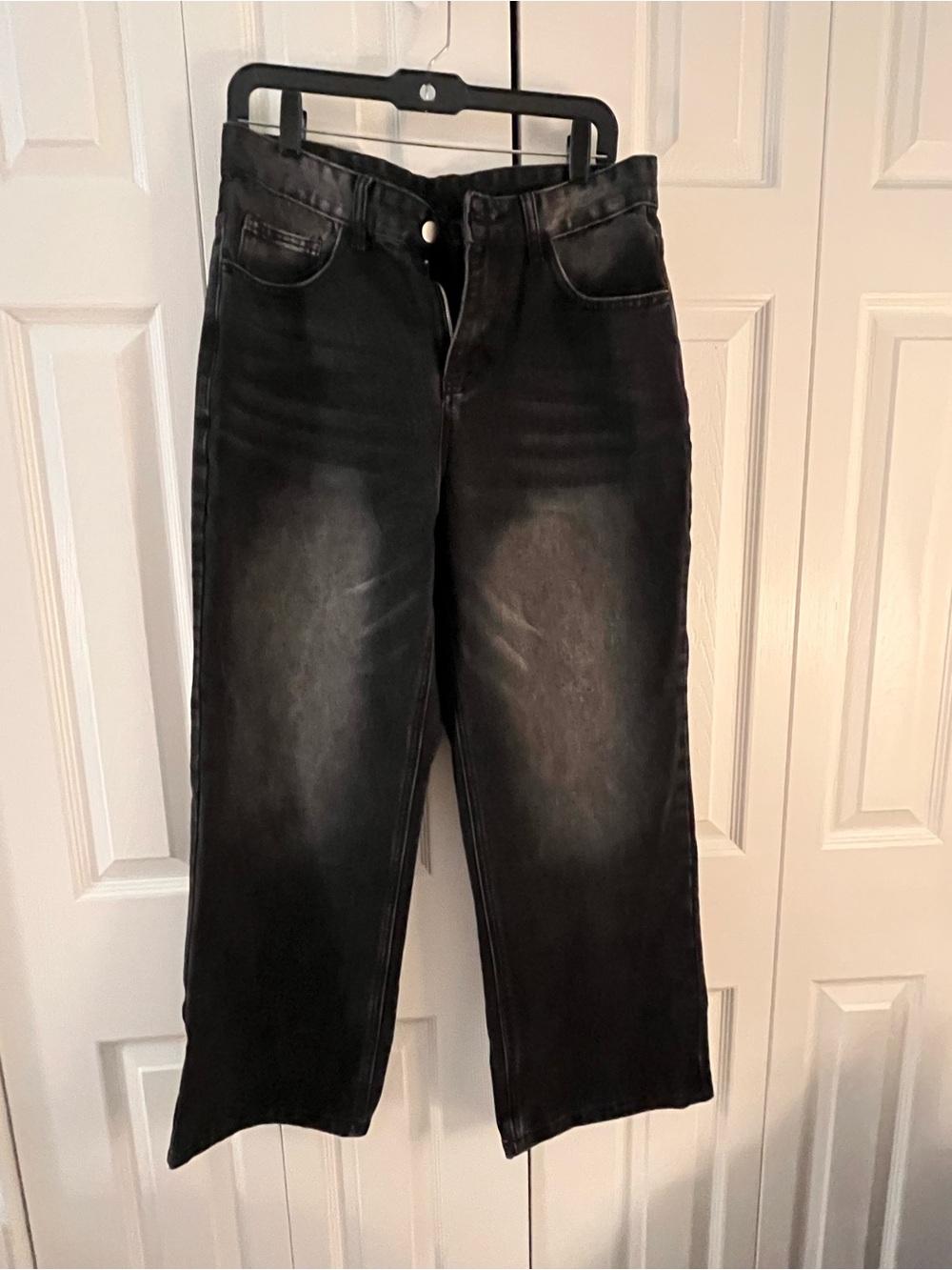 Source Unknown Men's Black Washed Jeans